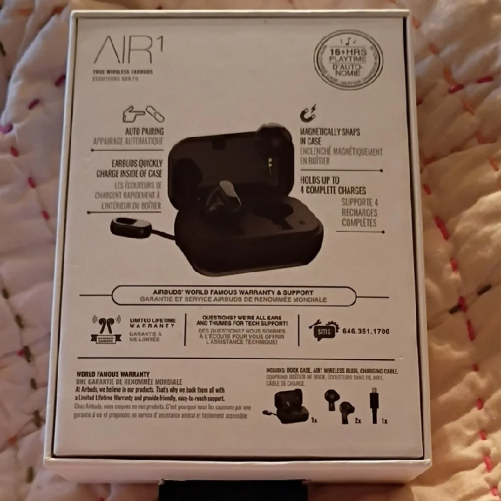 Black True Wireless Earbuds